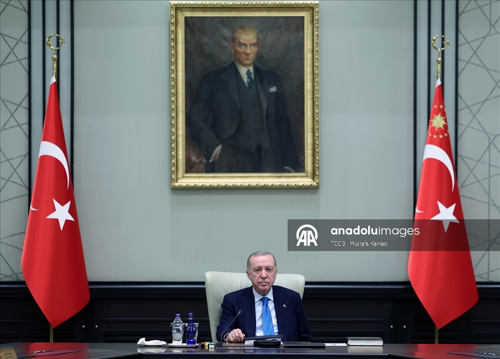 Cumhurbaşkanlığı Külliyesi'nde Kabine Toplantısı