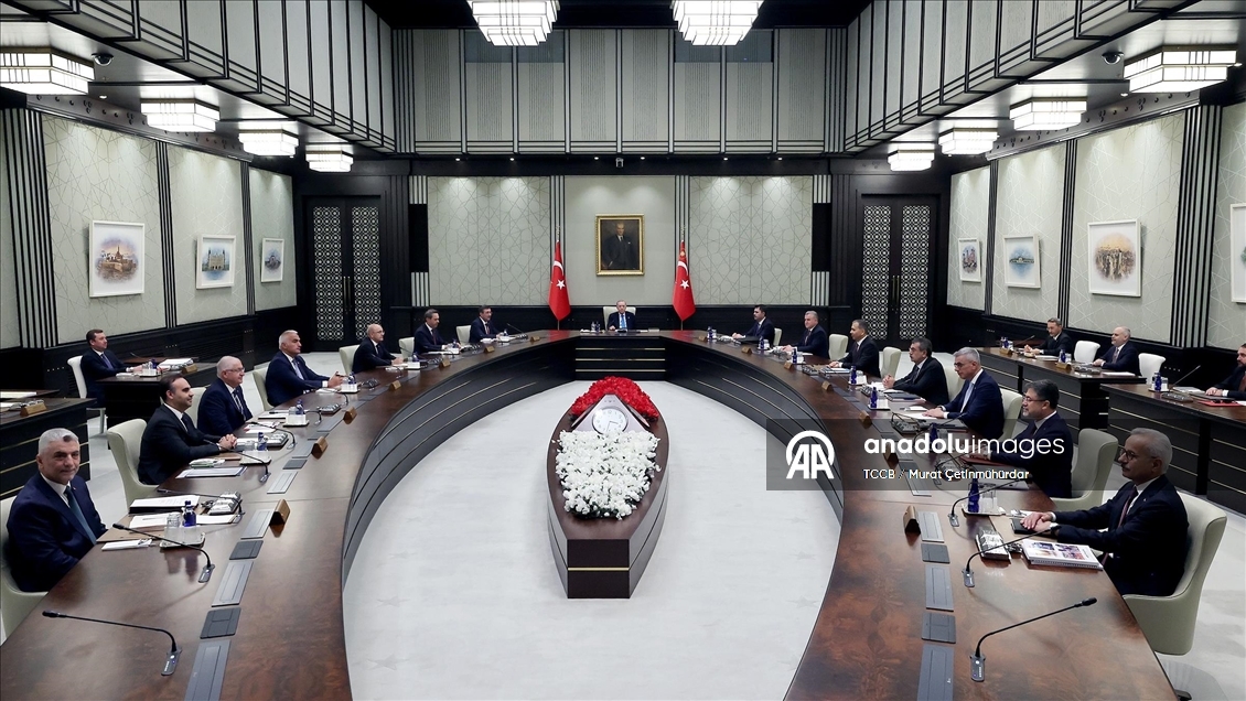 Cumhurbaşkanlığı Külliyesi'nde Kabine Toplantısı