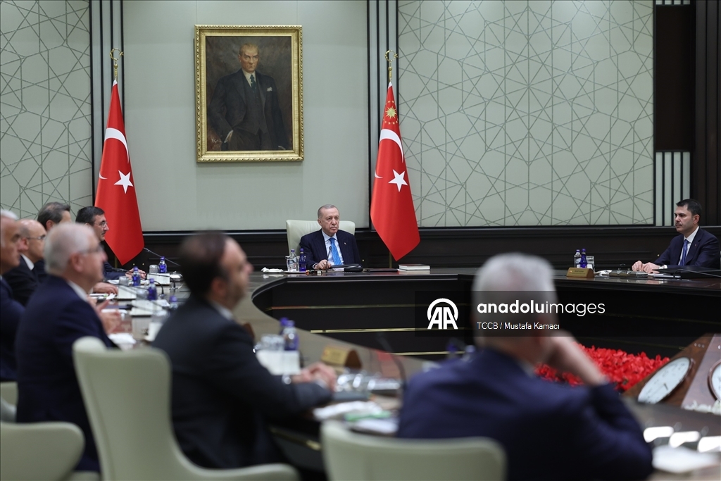 Cumhurbaşkanlığı Külliyesi'nde Kabine Toplantısı