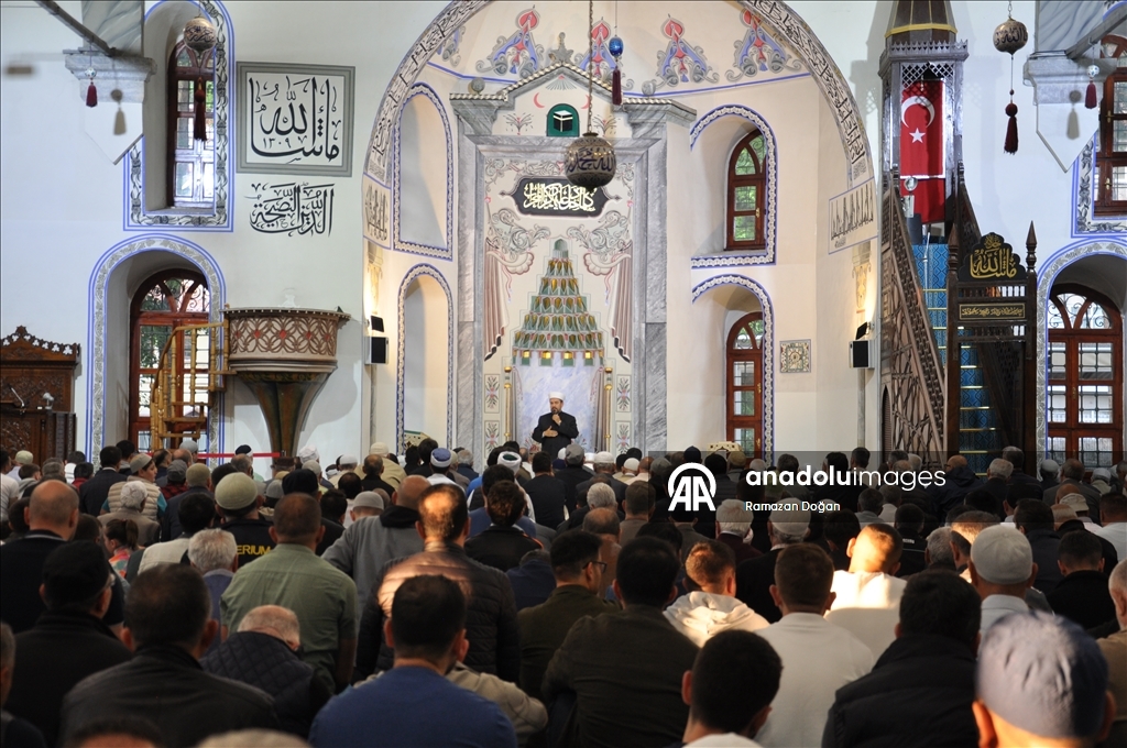 Kütahya'da Kurban Bayramı namazı kılındı