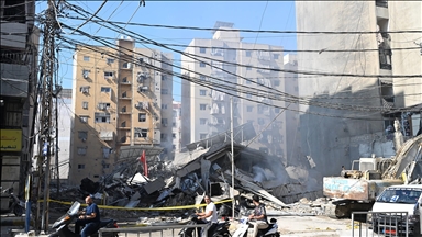 İsrail'in Beyrut'un Dahiye bölgesine düzenlediği saldırılar