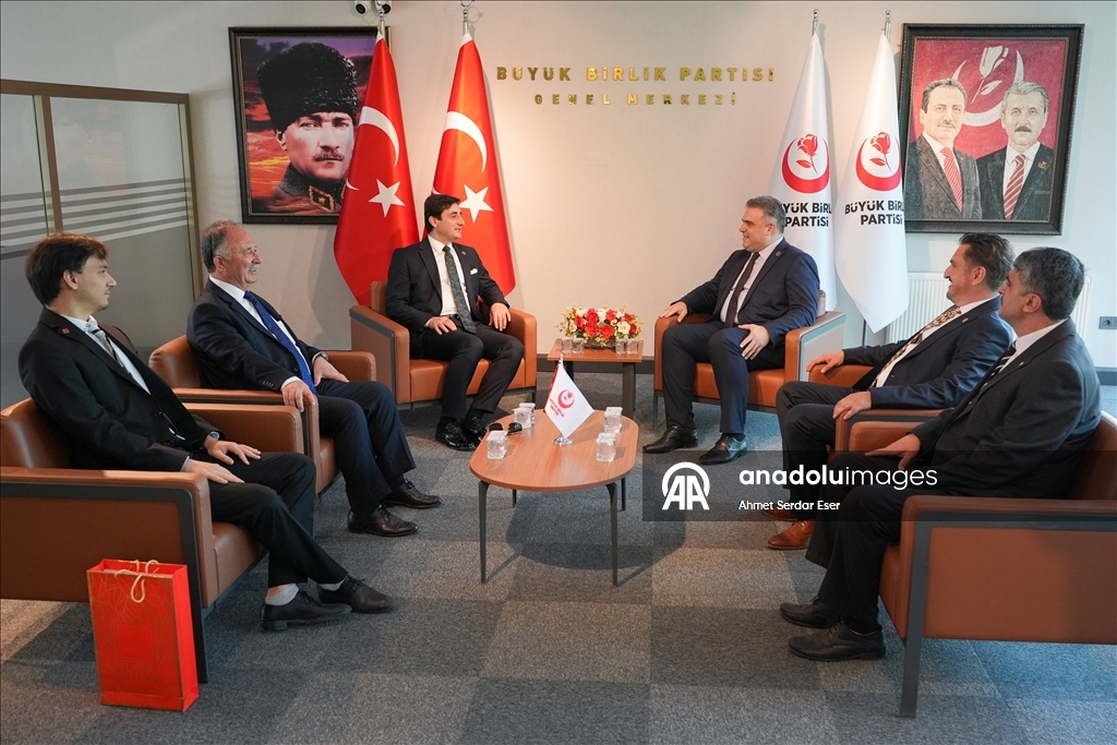 BBP Genel Merkezi'nde siyasi partiler arası bayramlaşma