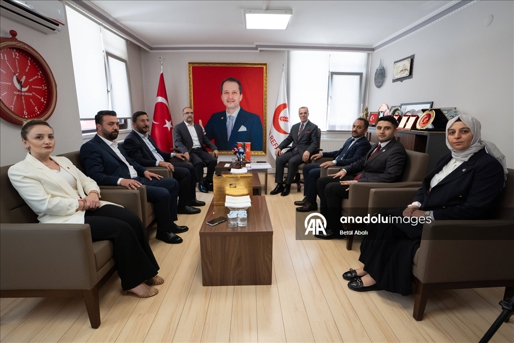 Yeniden Refah Partisi'nde partiler arası bayramlaşma