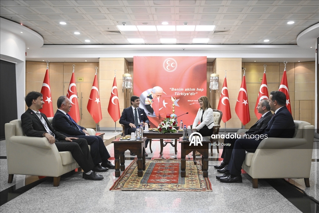 MHP Genel Merkezi'nde siyasi partiler arası bayramlaşma