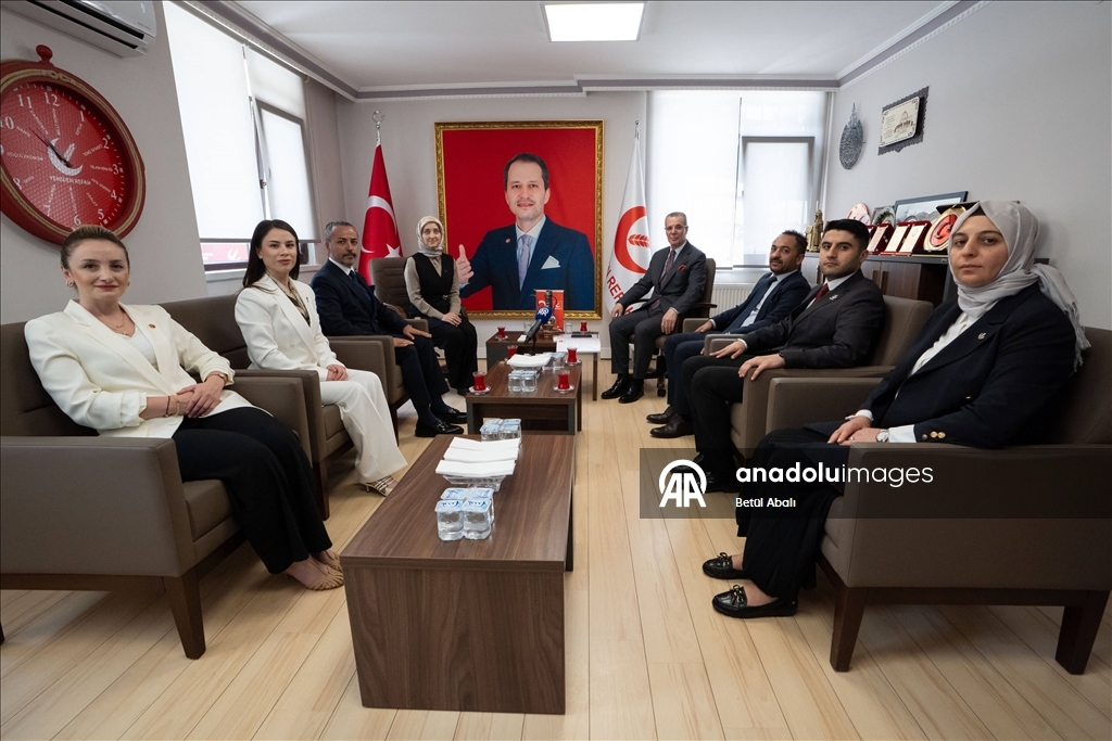 Yeniden Refah Partisi'nde partiler arası bayramlaşma
