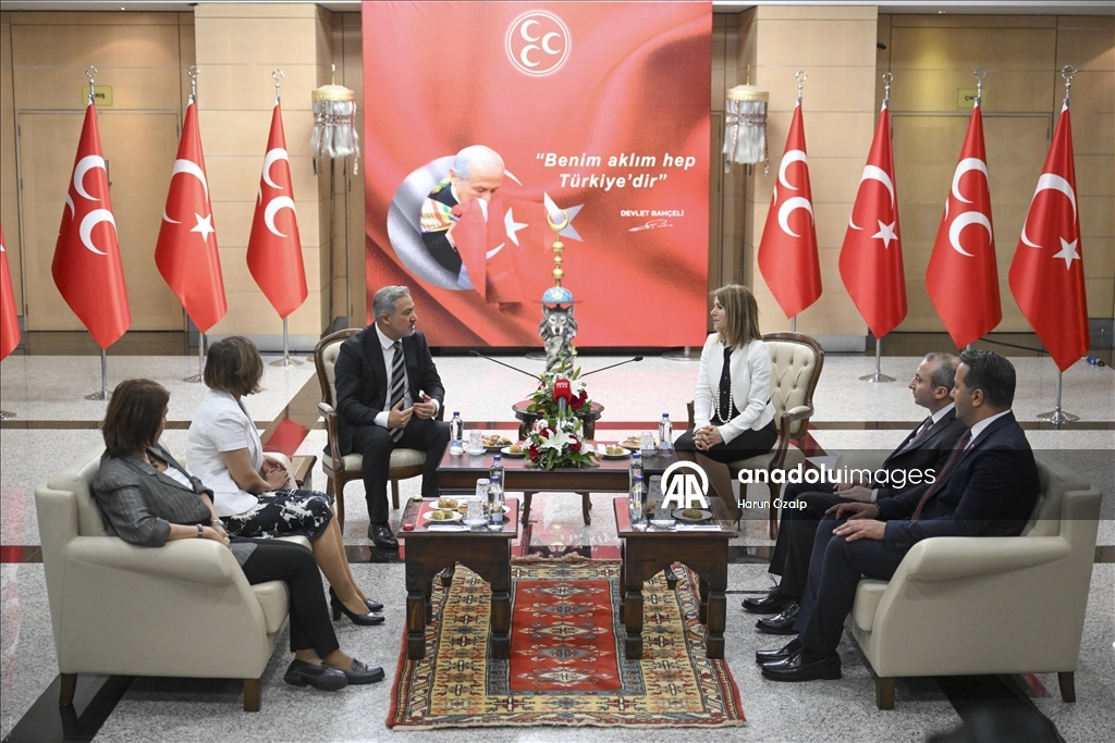 MHP Genel Merkezi'nde siyasi partiler arası bayramlaşma