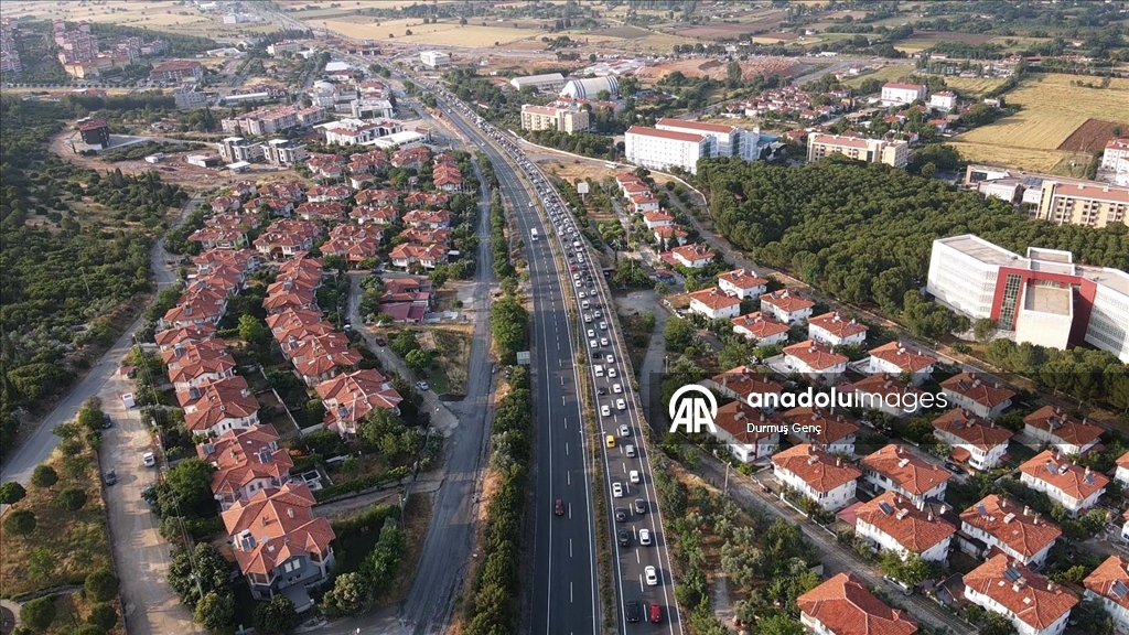 Muğla'da tatilcilerin dönüş yolculuğu başladı