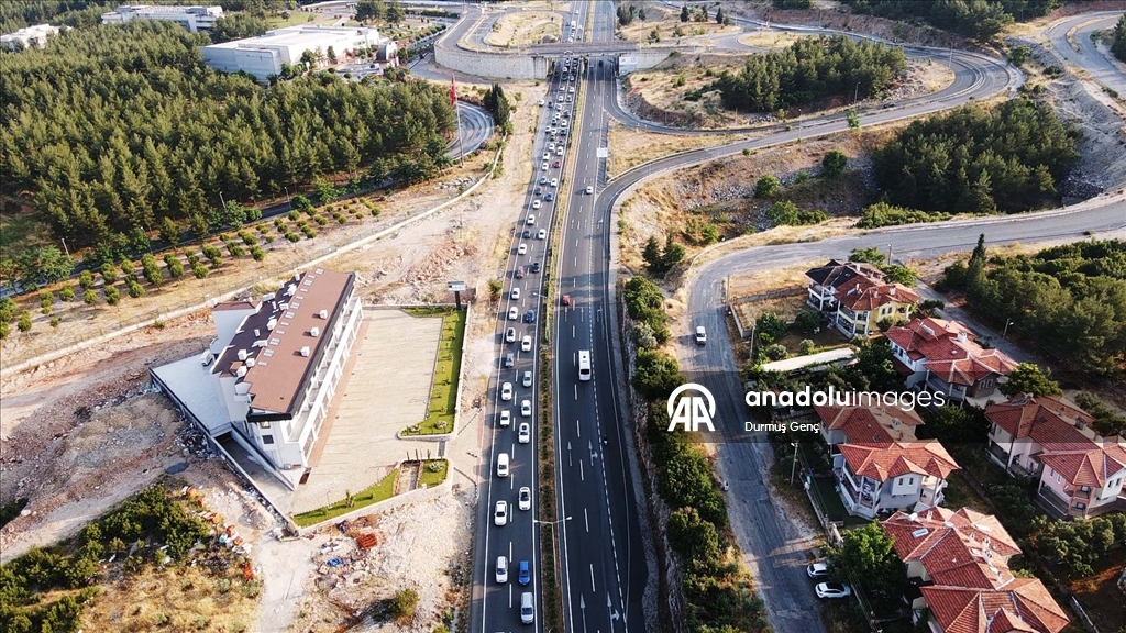 Muğla'da tatilcilerin dönüş yolculuğu başladı