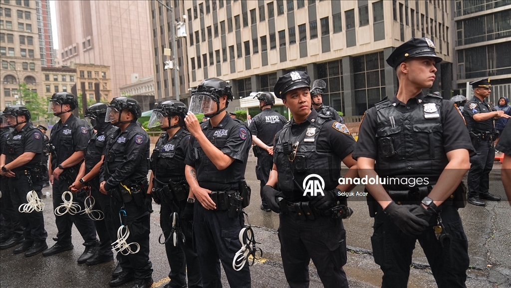 New York'ta, gözaltına alınan göçmenlere destek gösterisi