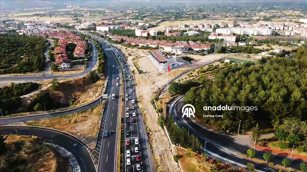 Muğla'da tatilcilerin dönüş yolculuğu başladı