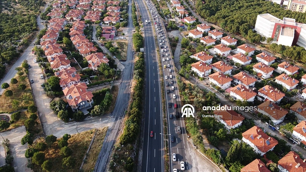 Muğla'da tatilcilerin dönüş yolculuğu başladı