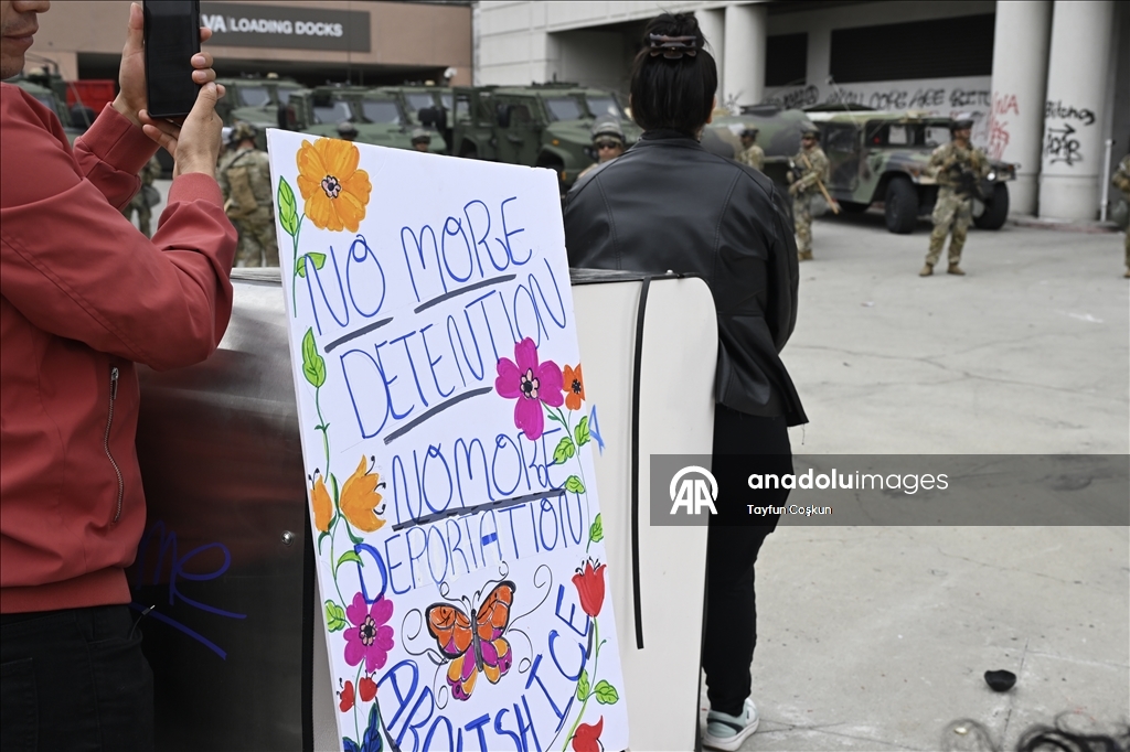 Trump yönetimi, Los Angeles'taki sınır protestosuna müdahale için Ulusal Muhafızları gönderdi