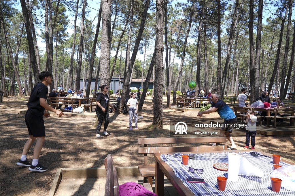 İstanbul'da bayramın üçüncü gününde vatandaşlar sahil ve parklara akın etti