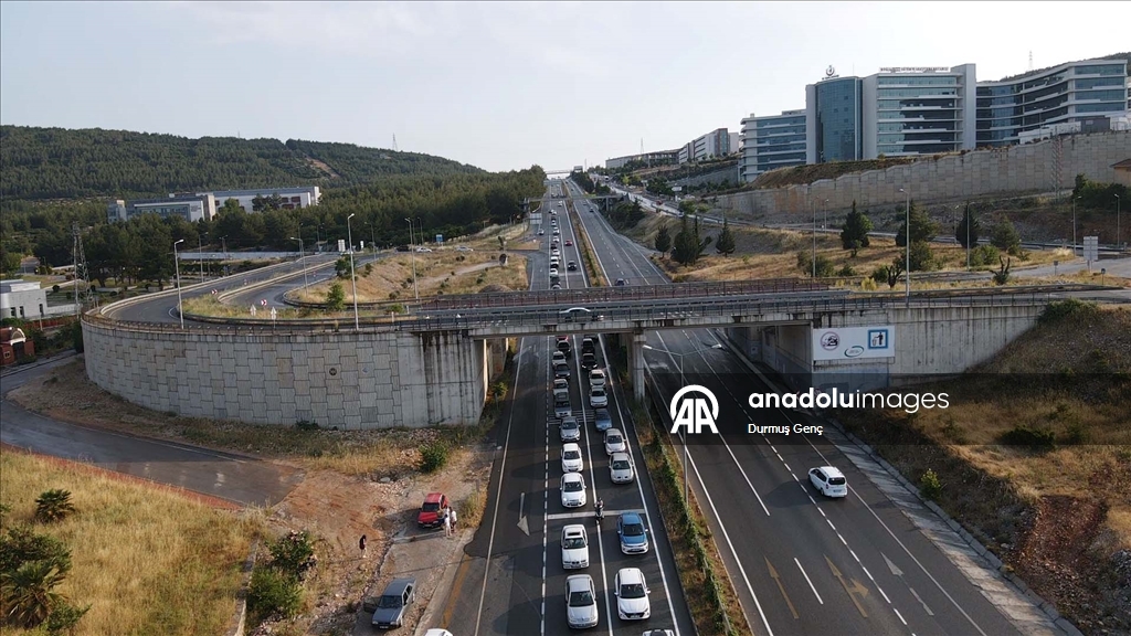 Muğla'da tatilcilerin dönüş yolculuğu başladı