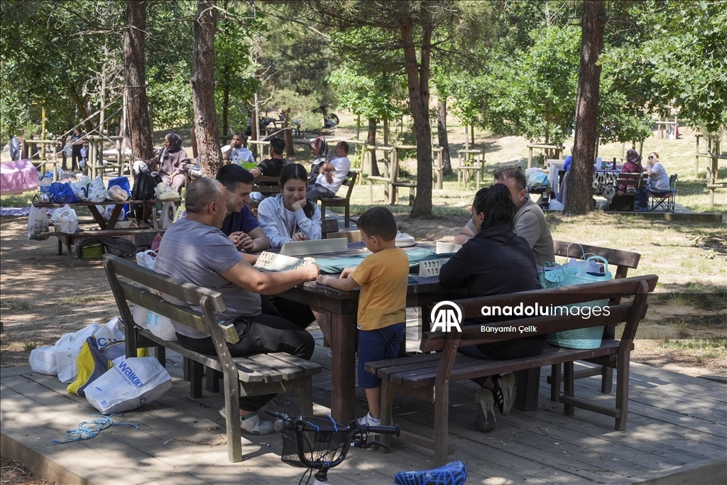 İstanbul'da bayramın üçüncü gününde vatandaşlar sahil ve parklara akın etti