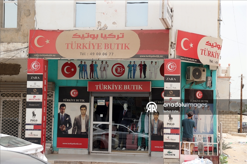 Moritanya sokaklarında ticari hayat