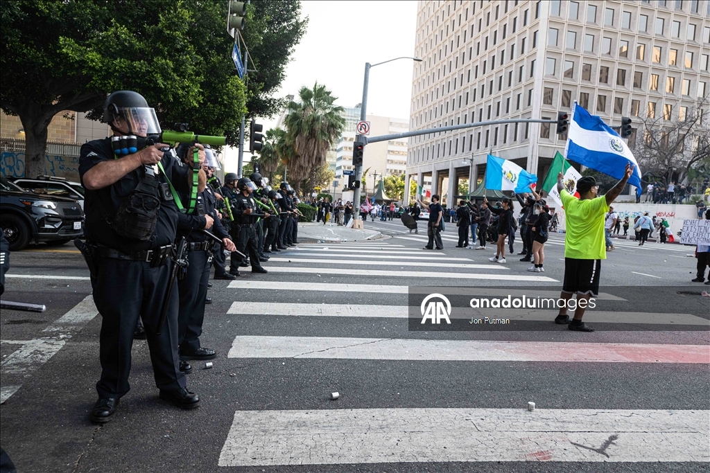 Los Angeles'ta ICE karşıtı protestolar