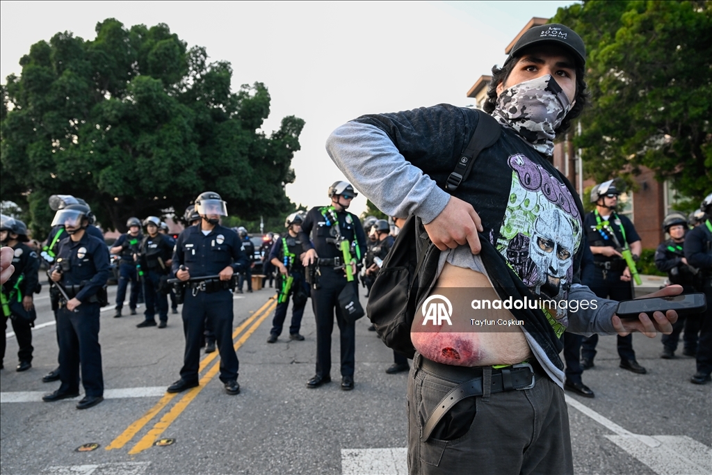 Los Angeles'ta ICE karşıtı protestolar