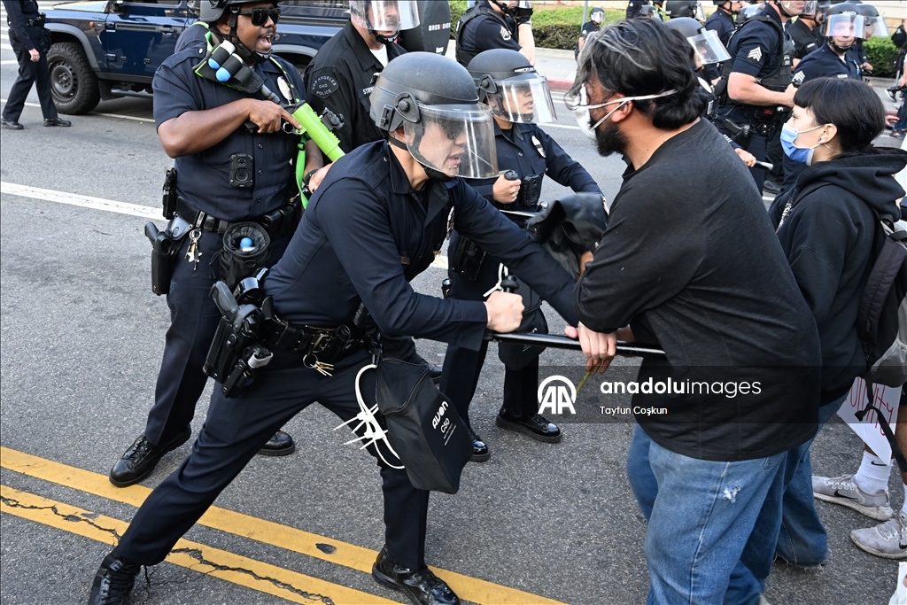 Los Angeles'ta ICE karşıtı protestolar