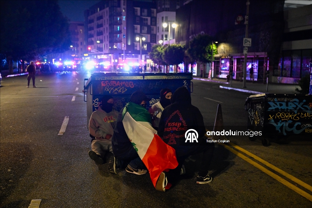 Los Angeles'ta ICE karşıtı protestolar