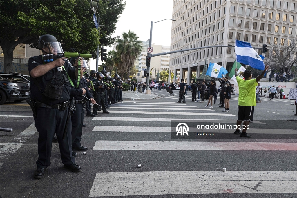 Los Angeles'ta ICE karşıtı protestolar