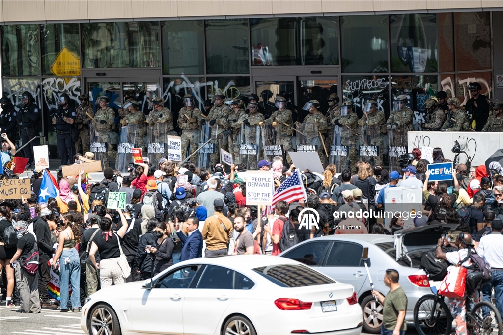 Los Angeles'ta ICE karşıtı protestolar