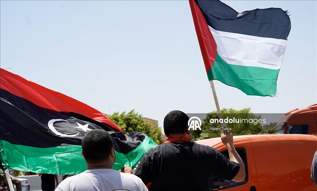ليبيا.. قافلة "الصمود" المغاربية لكسر حصار غزة تقترب من طرابلس