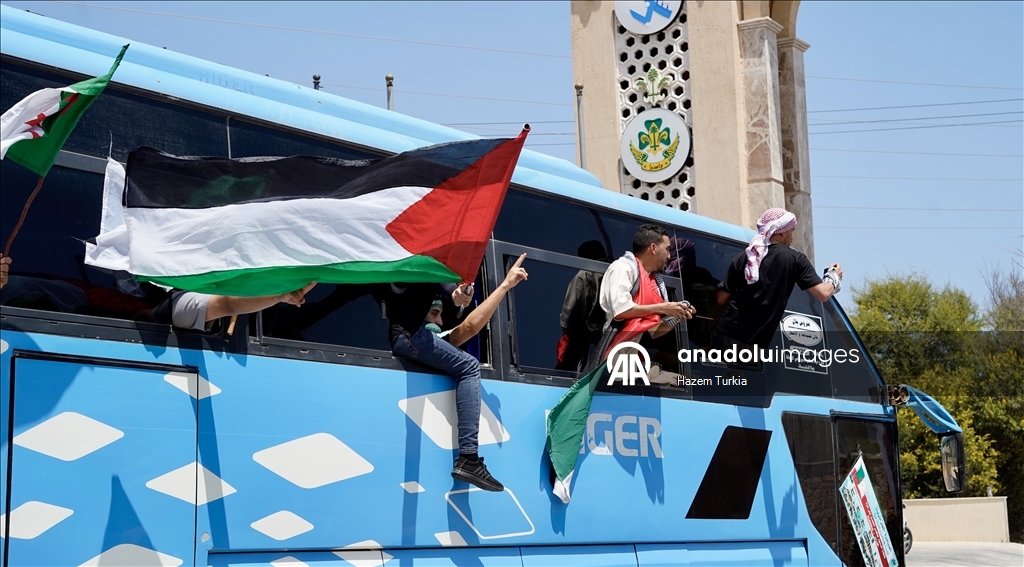 ليبيا.. قافلة "الصمود" المغاربية لكسر حصار غزة تقترب من طرابلس