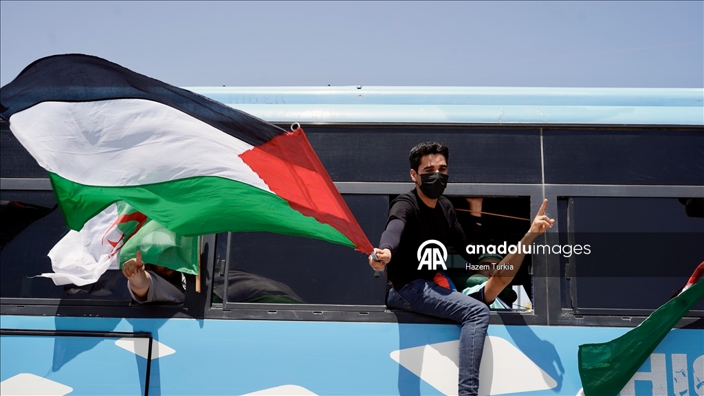 ليبيا.. قافلة "الصمود" المغاربية لكسر حصار غزة تقترب من طرابلس
