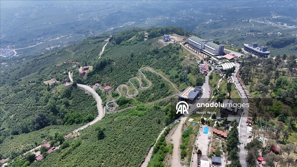 Mavi ve yeşilin buluştuğu Ordu, yamaç paraşütü tutkunlarını ağırlıyor