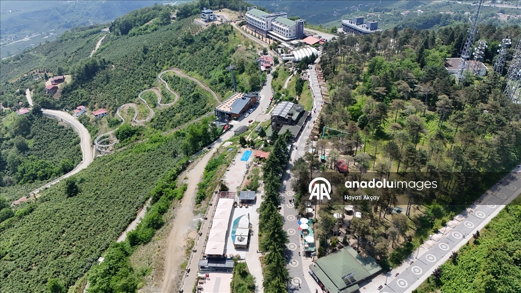 Mavi ve yeşilin buluştuğu Ordu, yamaç paraşütü tutkunlarını ağırlıyor