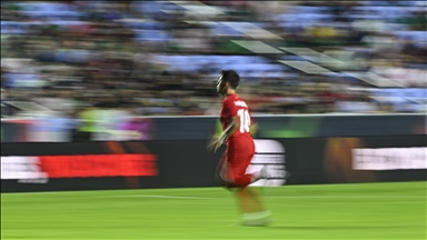 A Milli Futbol Tak谋m谋, haz谋rl谋k maç谋nda Meksika ile kar艧谋la艧t谋