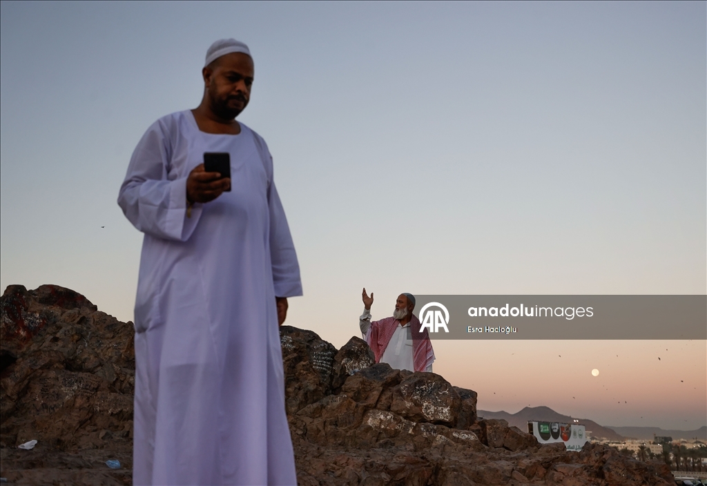 Hajj pilgrims continue their journey by visiting sacred sites in Medina