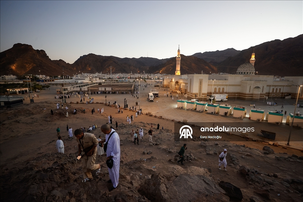 Hajj pilgrims continue their journey by visiting sacred sites in Medina