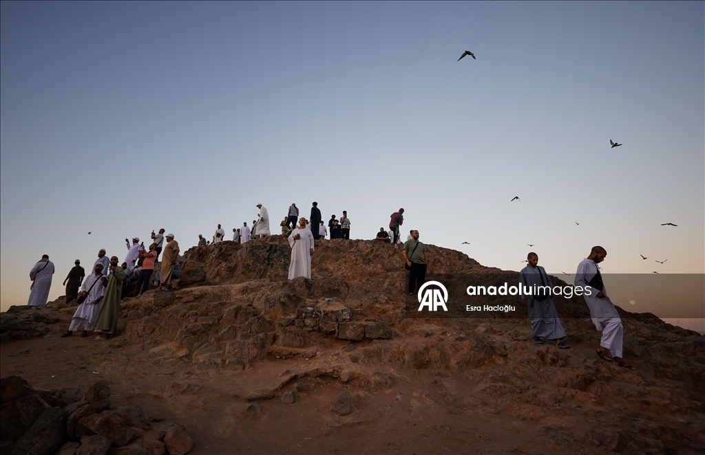 Hajj pilgrims continue their journey by visiting sacred sites in Medina