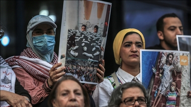 Kahire’de aktivistler, "Küresel Gazze Yürüyüşü"ne destek gösterisi düzenledi
