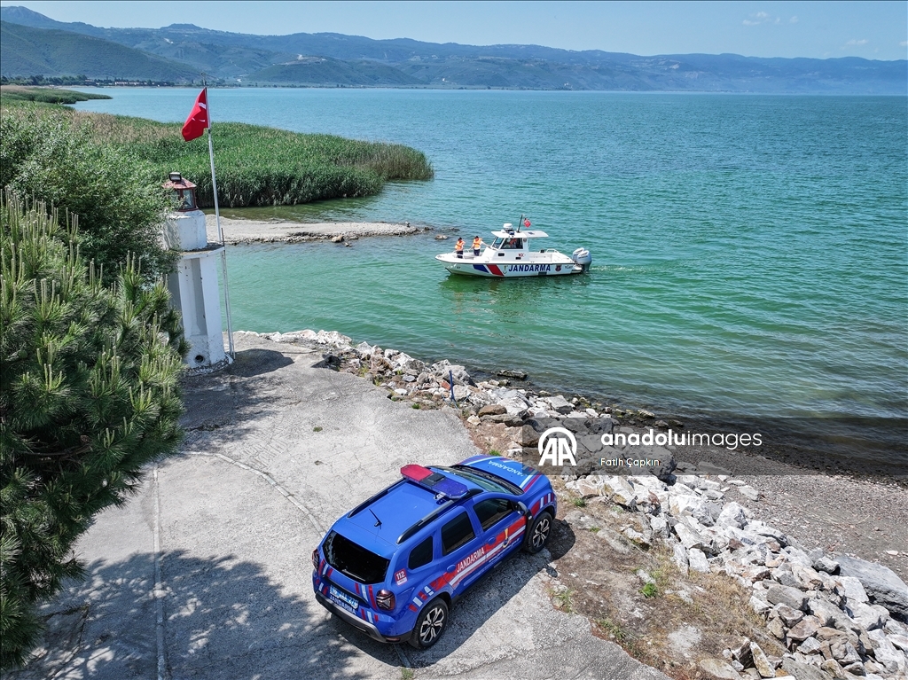 İznik Gölü'nün asayişi jandarma botlarına emanet