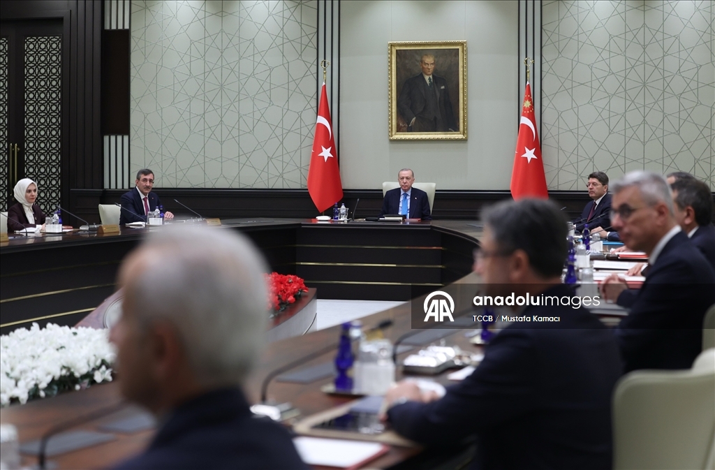 Cumhurbaşkanlığı Külliyesi'nde Kabine Toplantısı