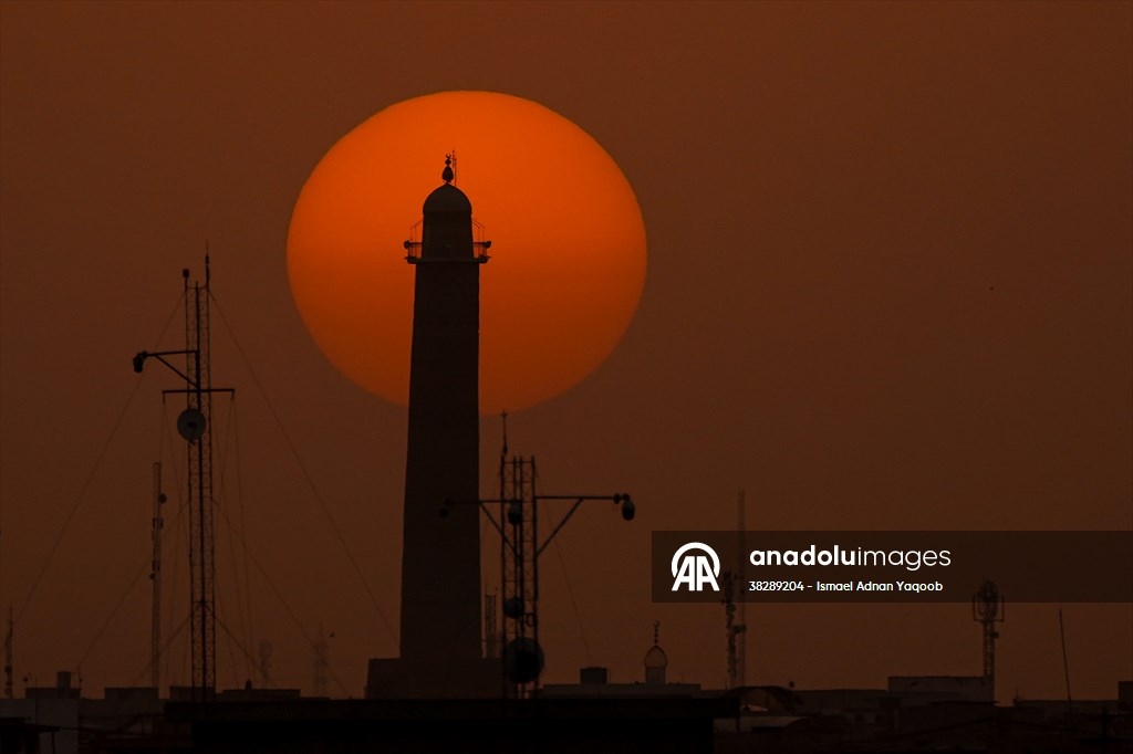 Atardecer en Mosul, Irak 