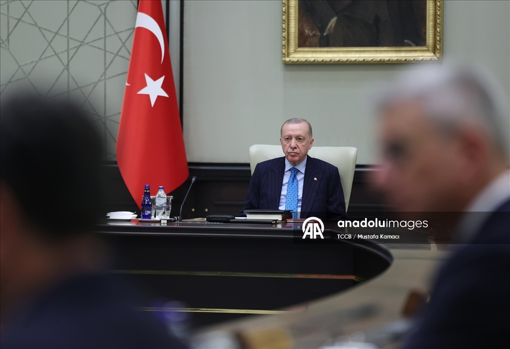 Cumhurbaşkanlığı Külliyesi'nde Kabine Toplantısı