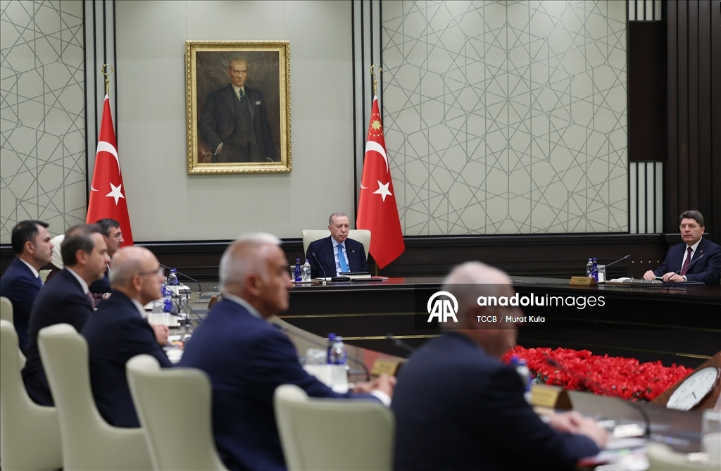Cumhurbaşkanlığı Külliyesi'nde Kabine Toplantısı