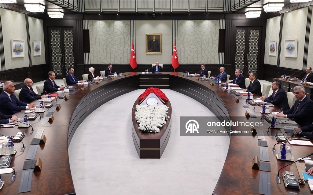 Cumhurbaşkanlığı Külliyesi'nde Kabine Toplantısı
