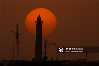 Atardecer en Mosul, Irak 