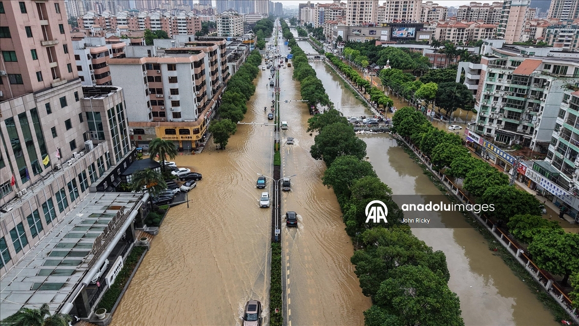 Kelebek Tayfunu sonrası Çin'in Guangdong eyaletinde hayat olumsuz etkilendi