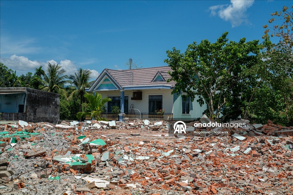 Wutip Tayfunu Vietnam'ı vurdu: Da Nang bölgesindeki yıkım