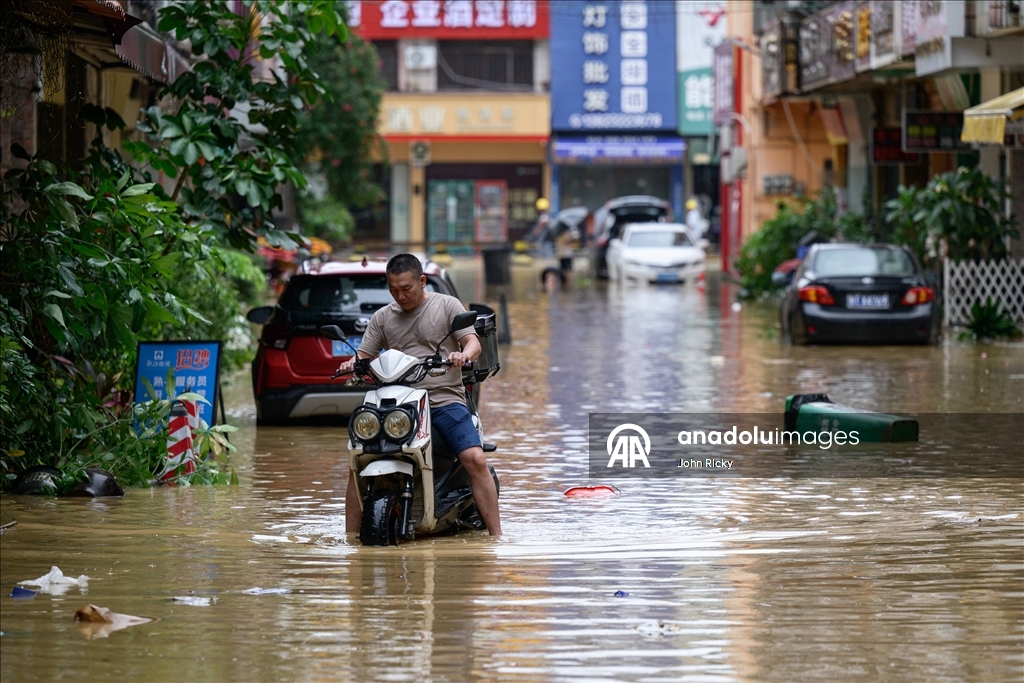 Kelebek Tayfunu sonrası Çin'in Guangdong eyaletinde hayat olumsuz etkilendi