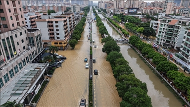 Kelebek Tayfunu sonras谋 Çin'in Guangdong eyaletinde hayat olumsuz etkilendi