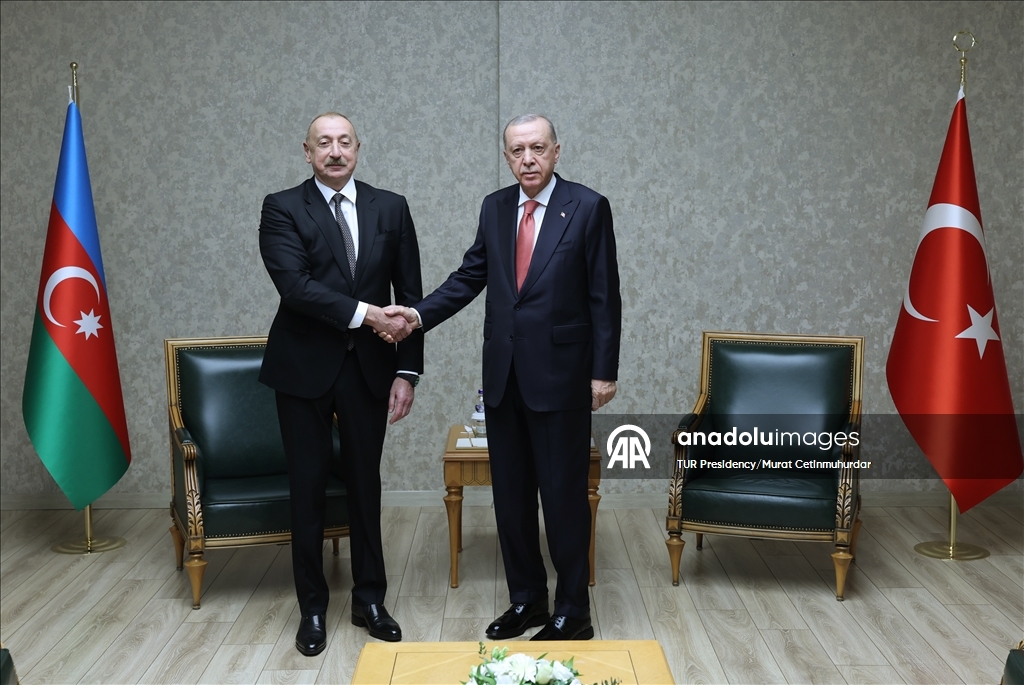 تركيا.. الرئيس أردوغان يلتقي نظيره الأذربيجاني