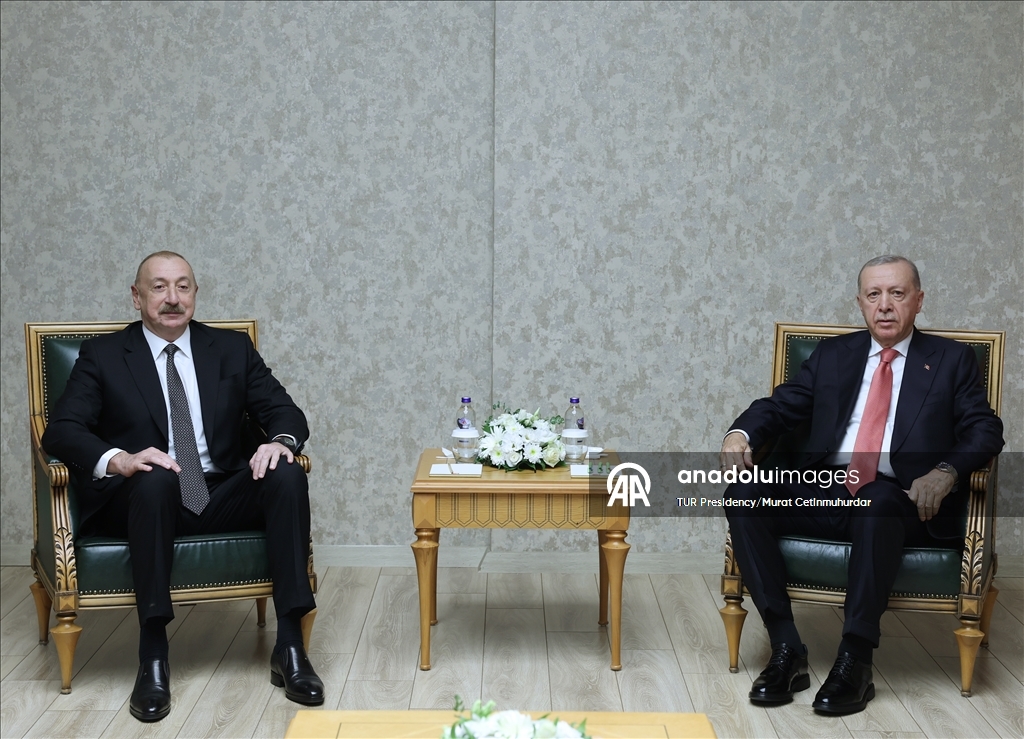 تركيا.. الرئيس أردوغان يلتقي نظيره الأذربيجاني