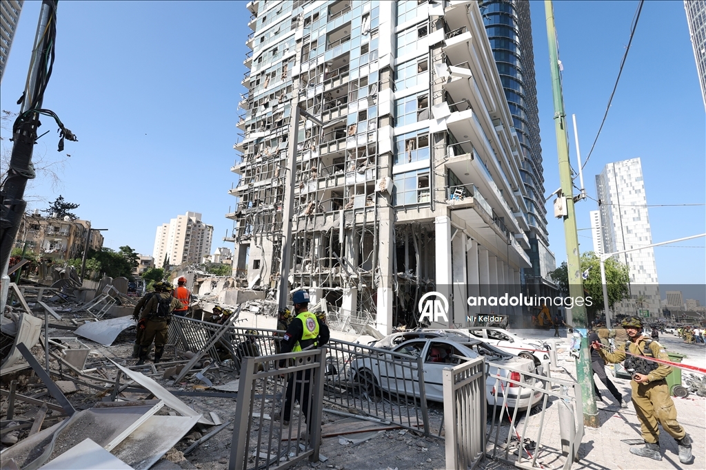 قصف متبادل جديد وإصابة 45 إسرائيليا بأقوى هجوم إيراني خلال يومين